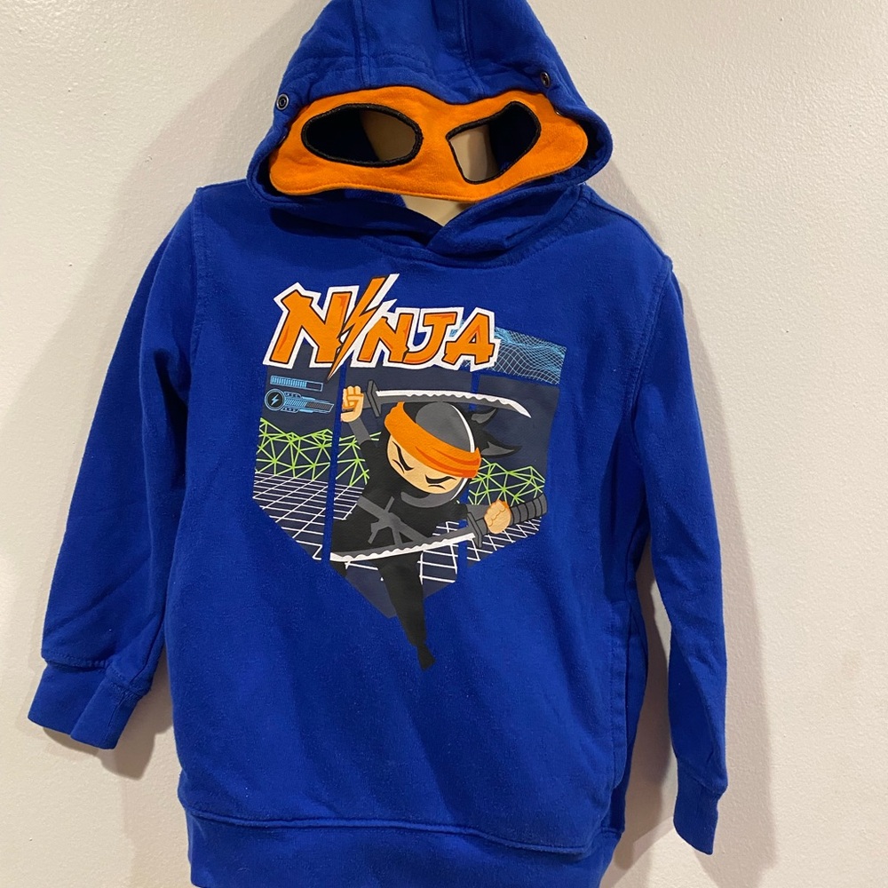 Garanimals Blue and Orange Hoodie with Mets Graphic